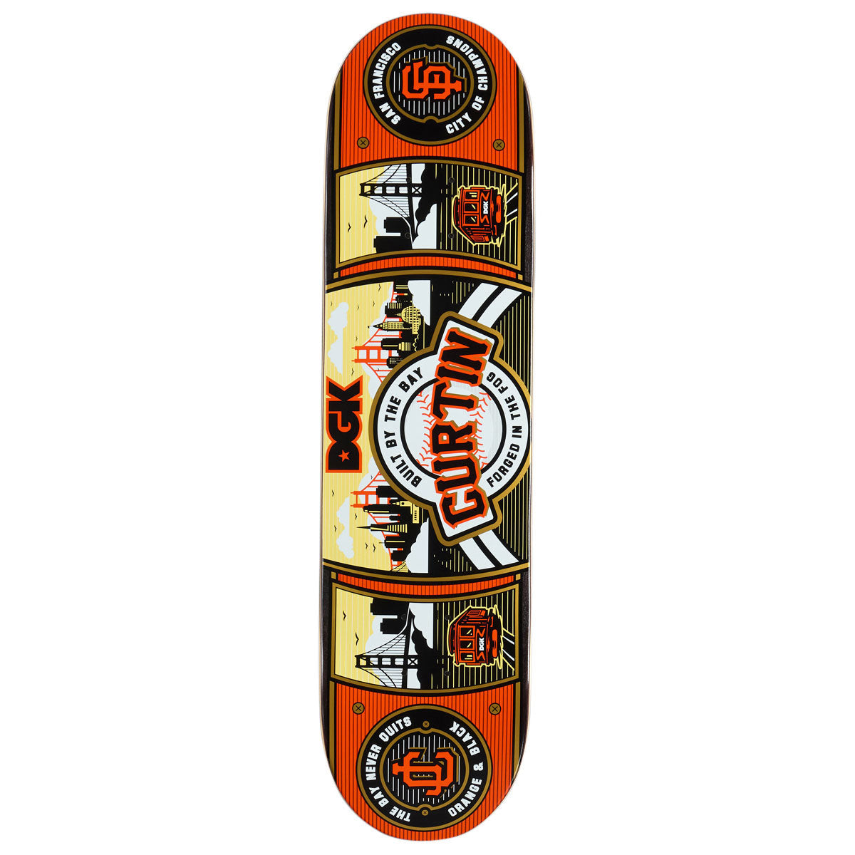 DGK In The Fog Curtin Skateboard Deck - 8.00