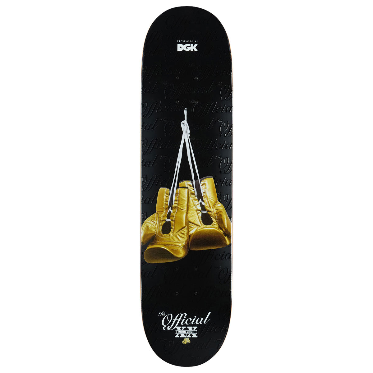 DGK It's Official Gloves Skateboard Deck - Embossed - 8.06
