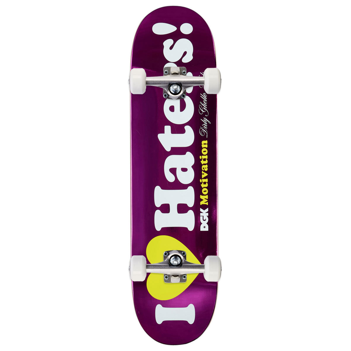 DGK Haters Skateboard Complete - Purple Foil - 8.06