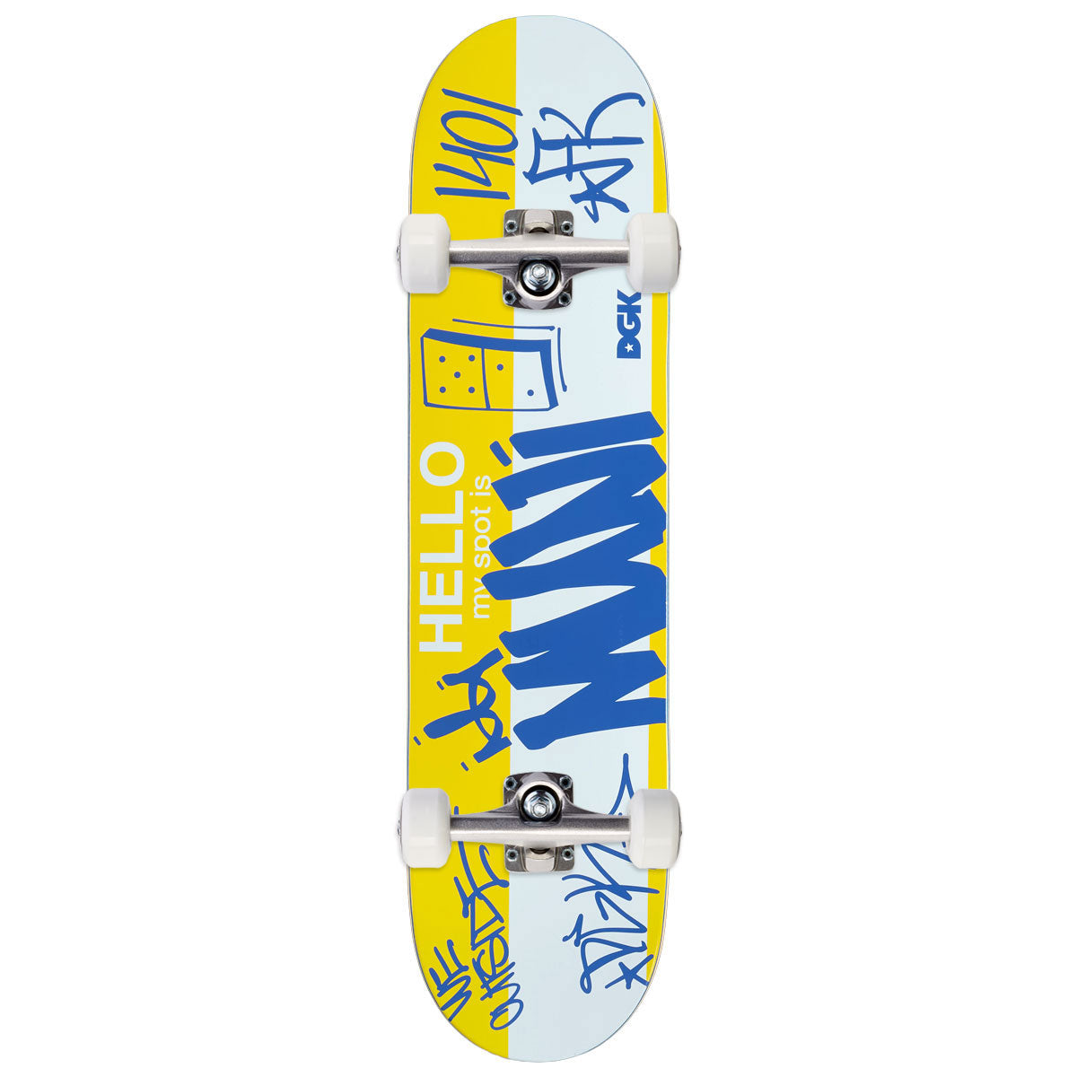 DGK My Spot Is Muni Skateboard Complete - 8.25 image 1