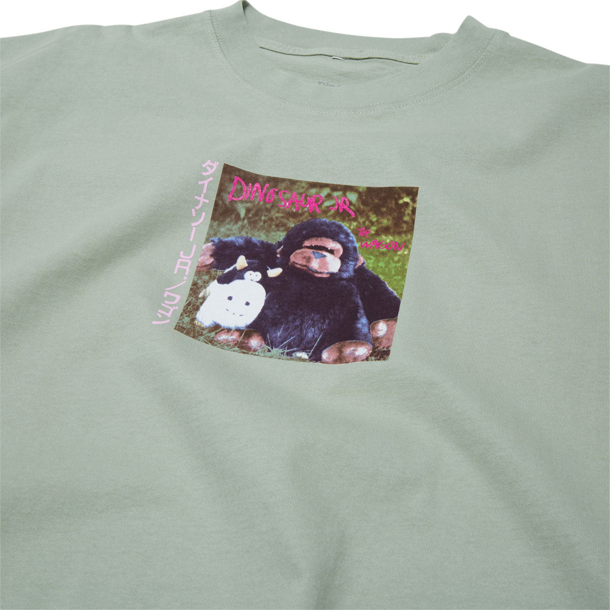 Color Bars x Dinosaur Jr Import T-Shirt - Sage image 3