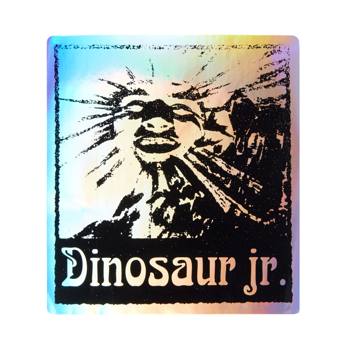 Color Bars x Dinosaur Jr Sun Sticker image 1