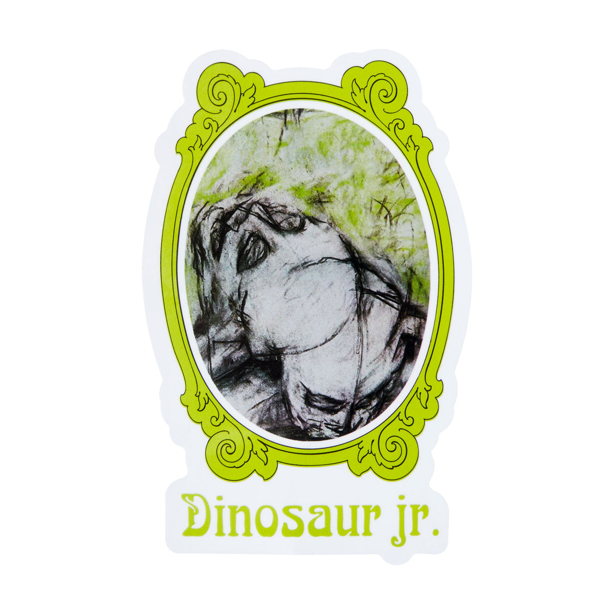 Color Bars x Dinosaur Jr All Over Me Sticker image 1
