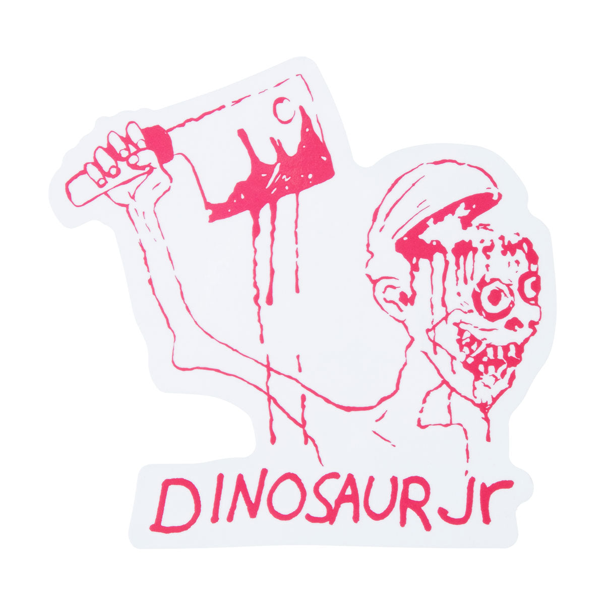 Color Bars x Dinosaur Jr Start Choppin Sticker image 1