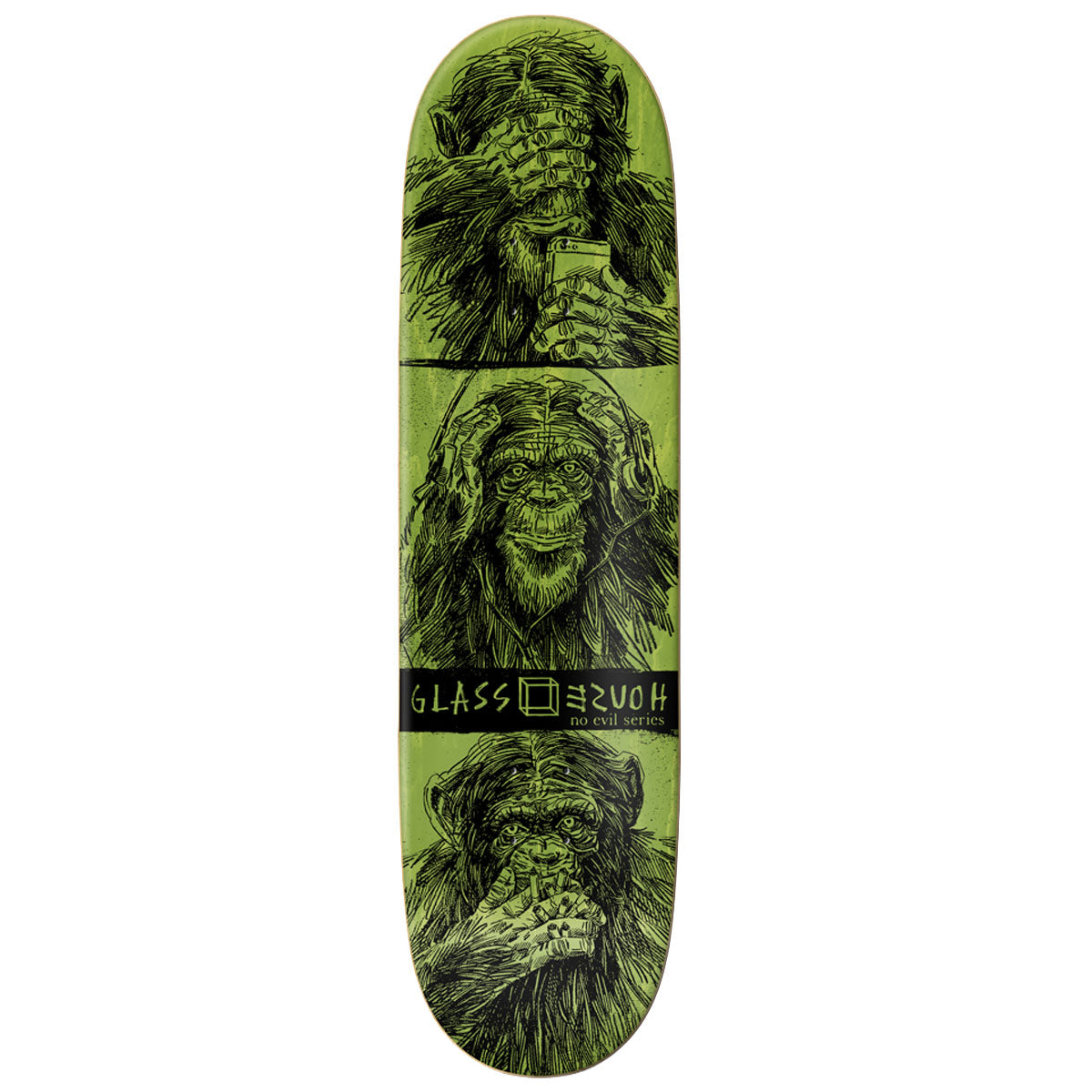 Glass House AJ Lavala See No Evil Skateboard Complete - 8.50