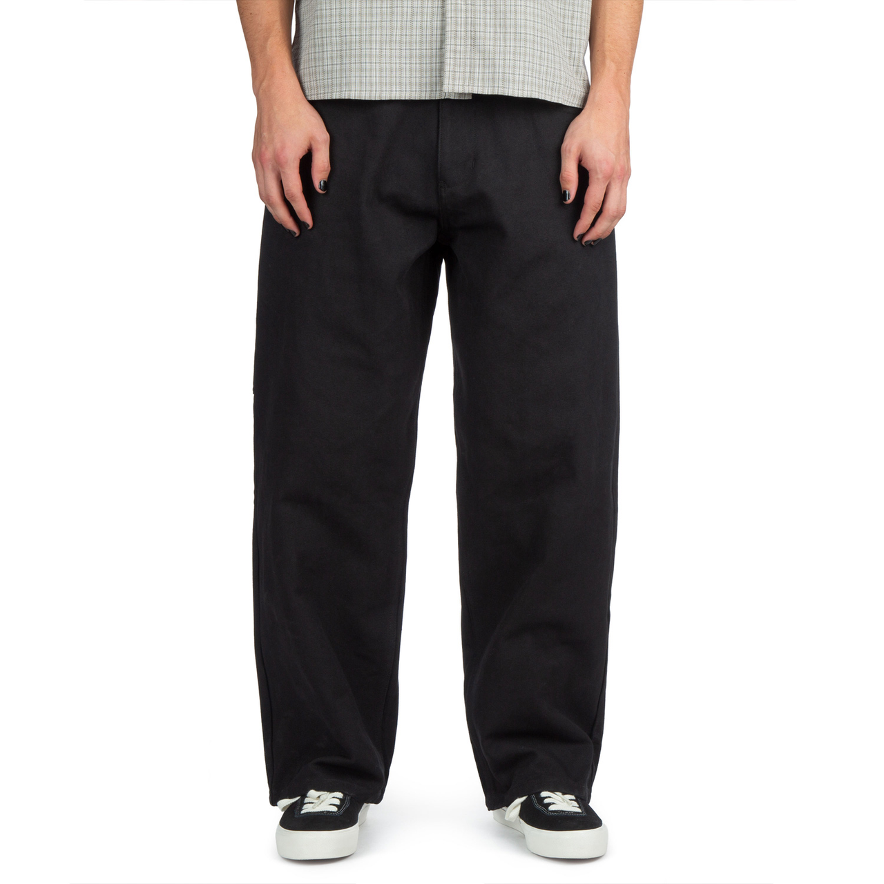CCS Baggy Straight Canvas Pants - Black image 1