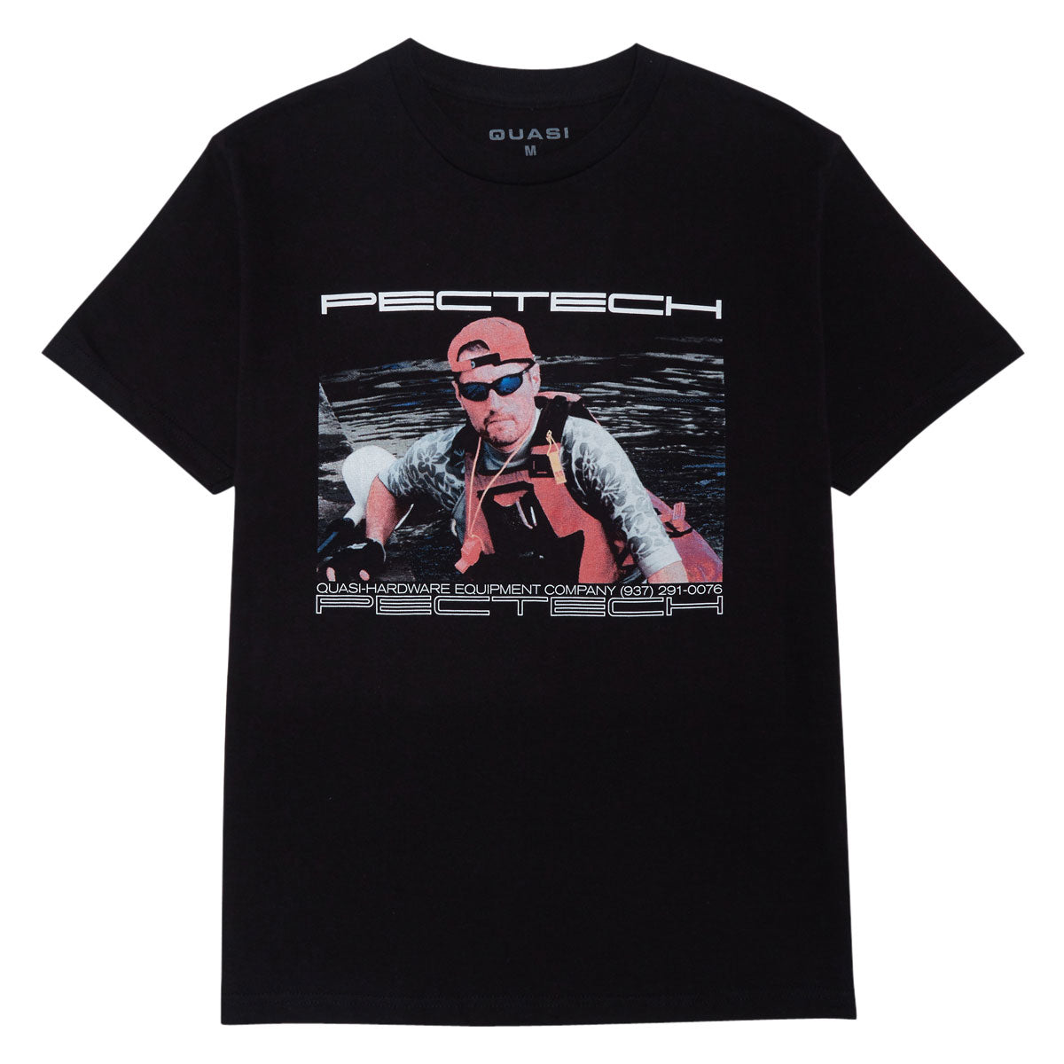 Quasi Pectech T-Shirt - Black image 1