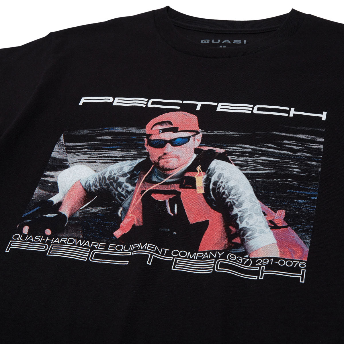 Quasi Pectech T-Shirt - Black image 2