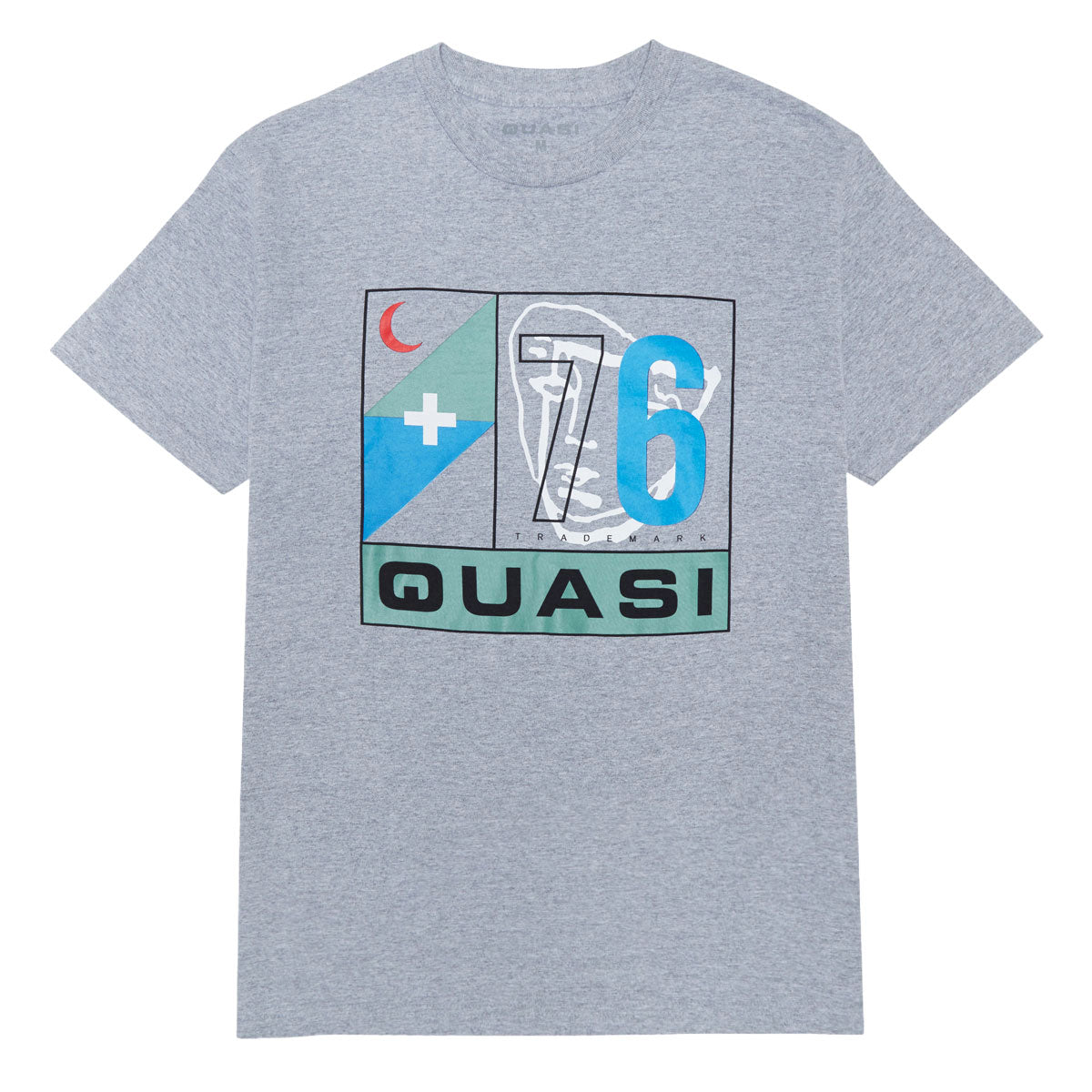 Quasi Runner T-Shirt - Heather Grey image 1