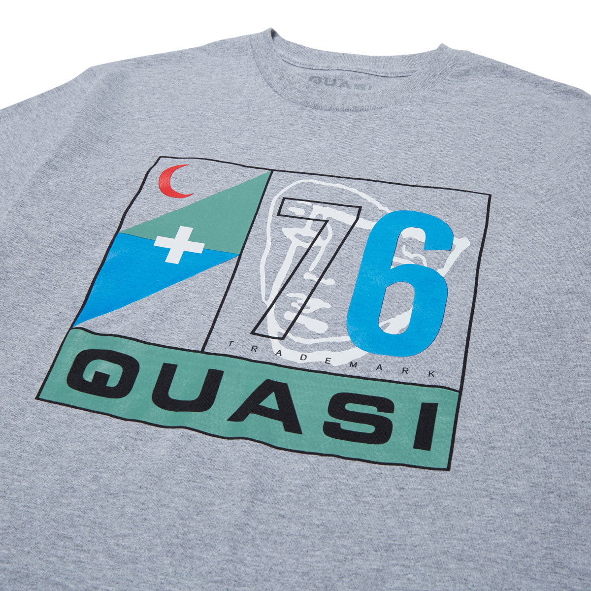Quasi Runner T-Shirt - Heather Grey image 2