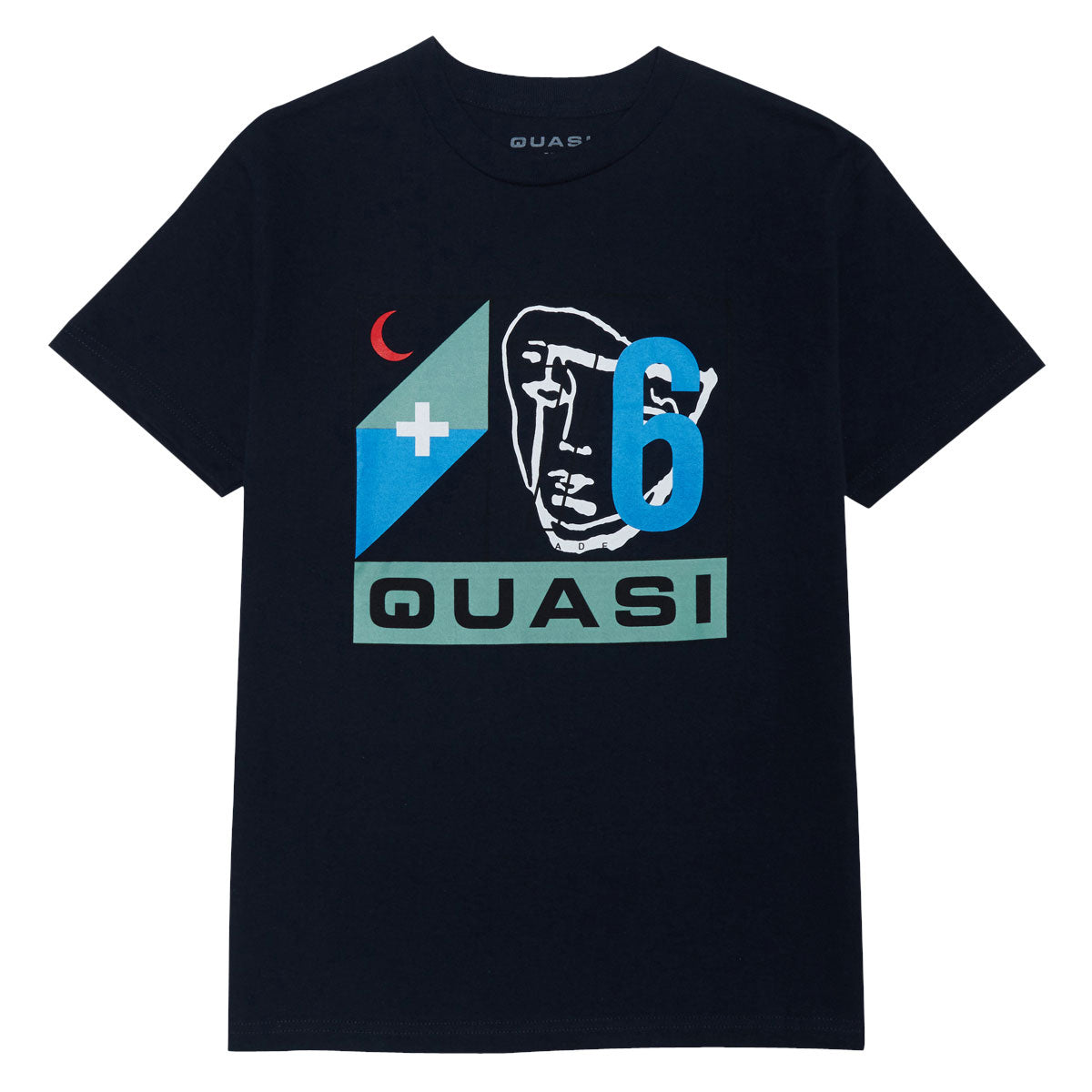 Quasi Runner T-Shirt - Navy image 1