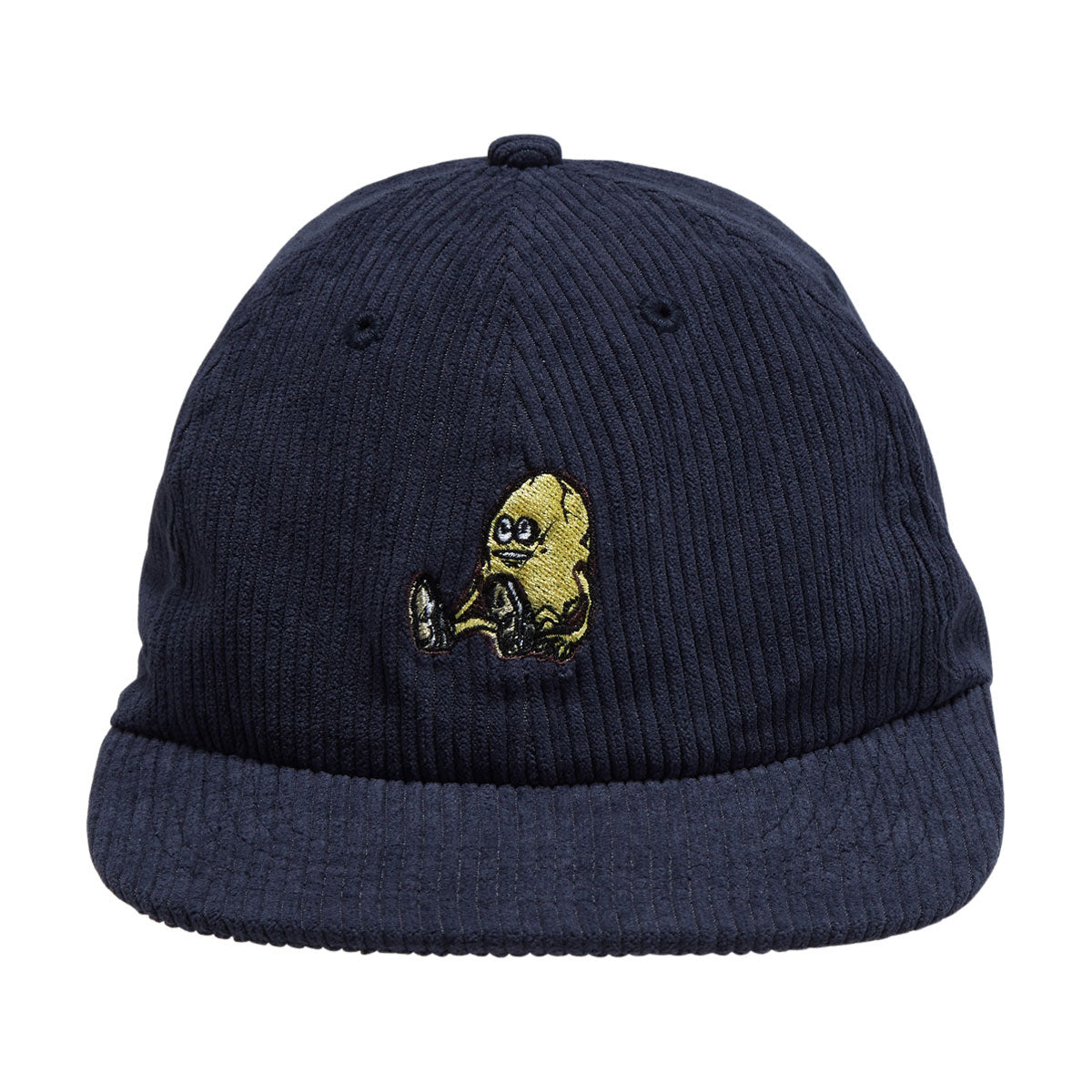 Heroin Egg Corduroy Snapback Hat - Navy image 5