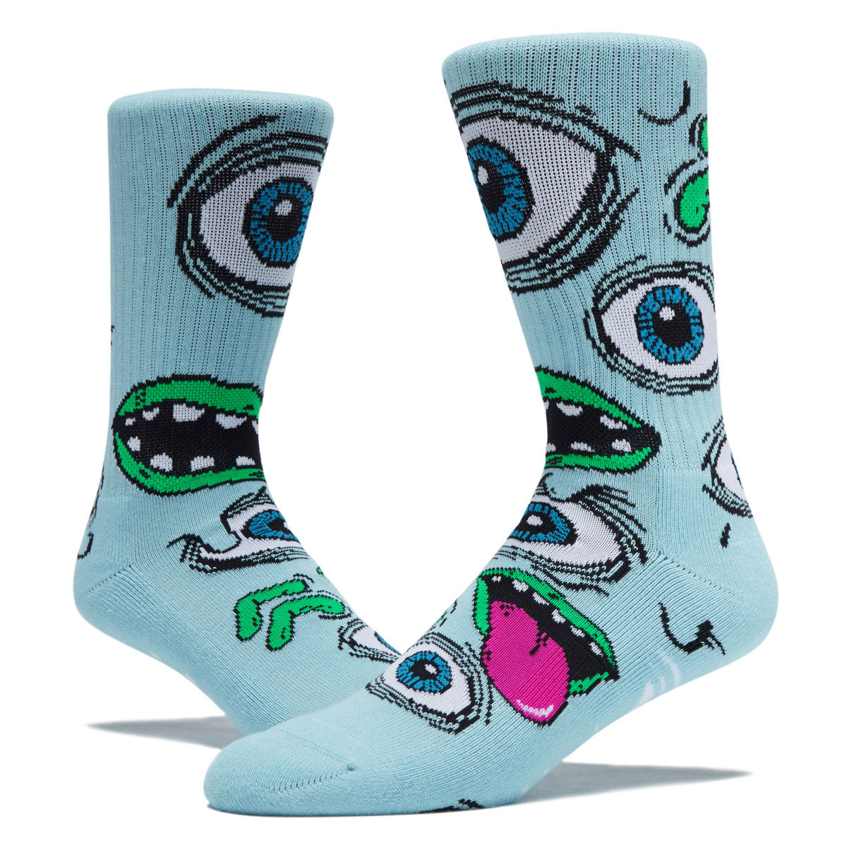 Heroin Mutant Socks - Ice Blue image 2