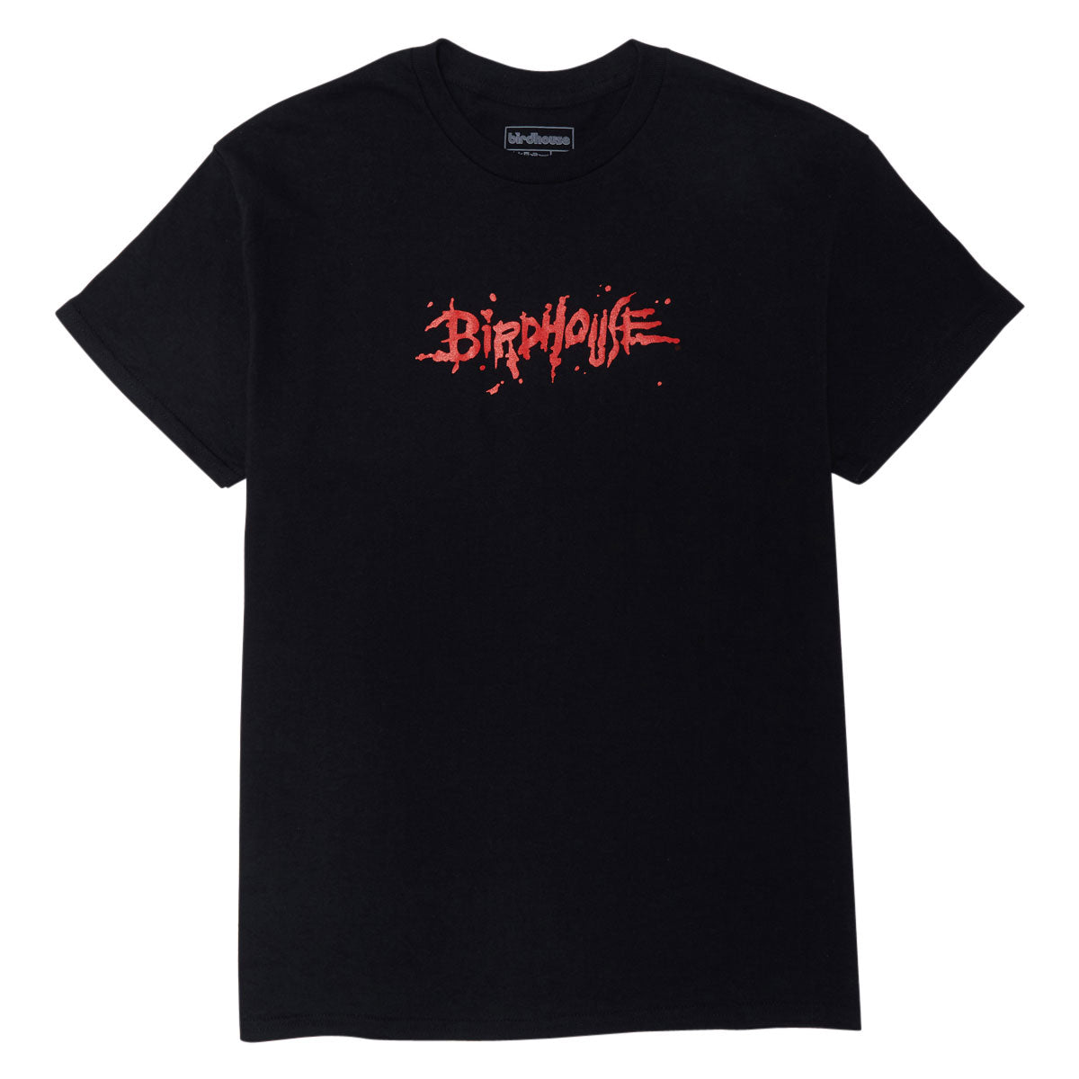 Birdhouse Splatter T-Shirt - Black image 1