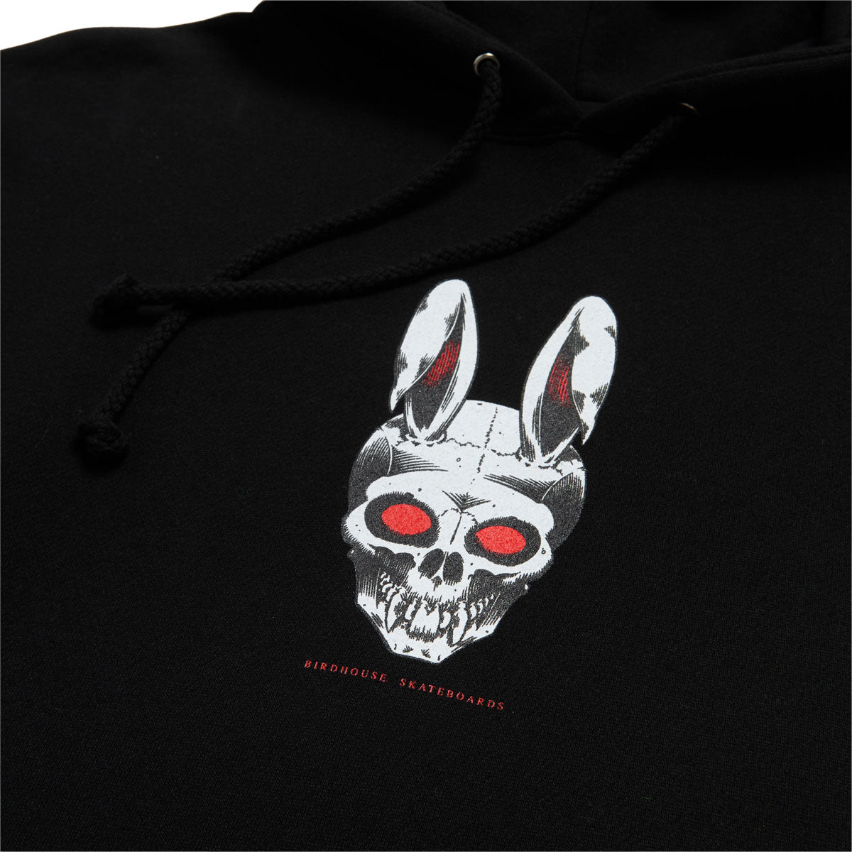 Birdhouse Rabbit Skull Hoodie - Black image 2