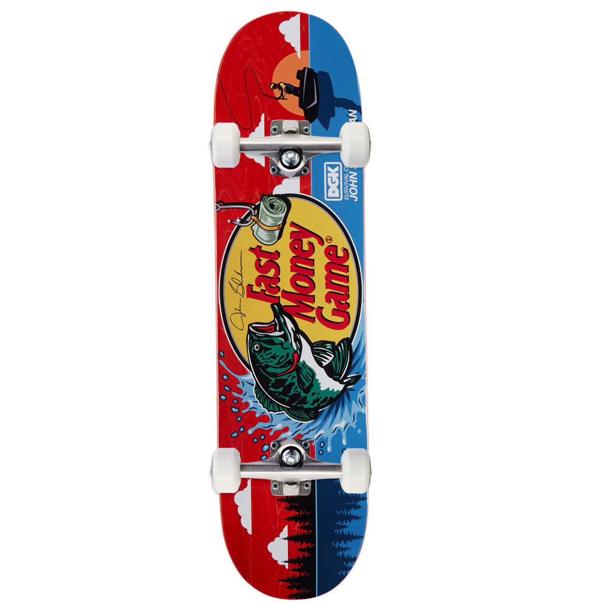 DGK Fast Money Shanahan Skateboard Complete - 7.80