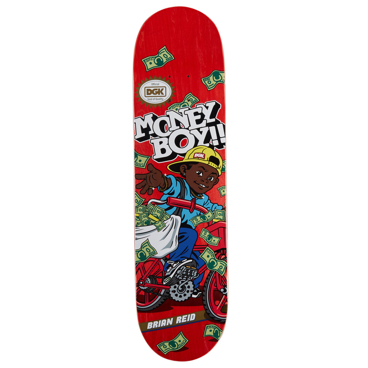 DGK Paper Chaser Reid Skateboard Deck - 8.10