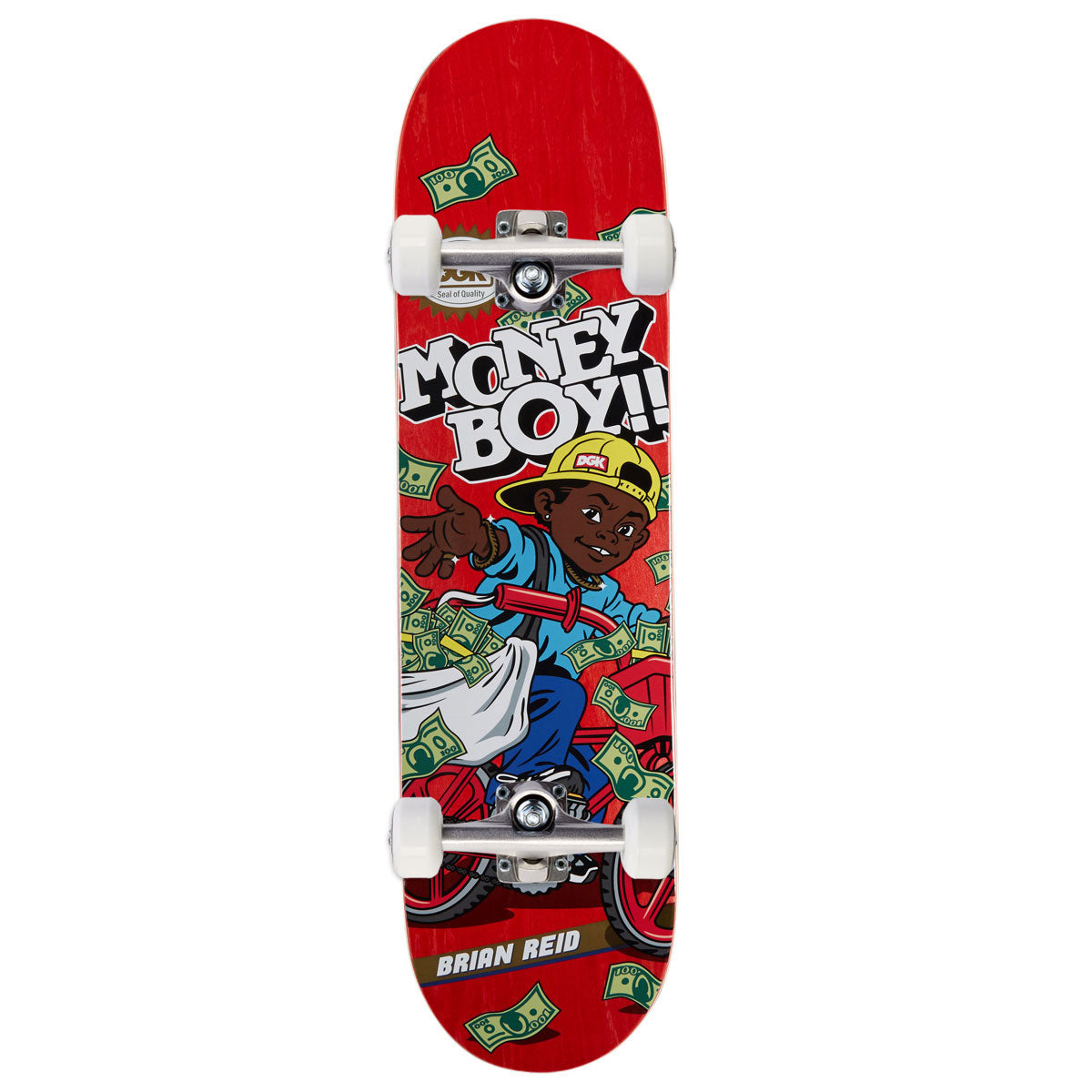 DGK Paper Chaser Reid Skateboard Complete - 8.10