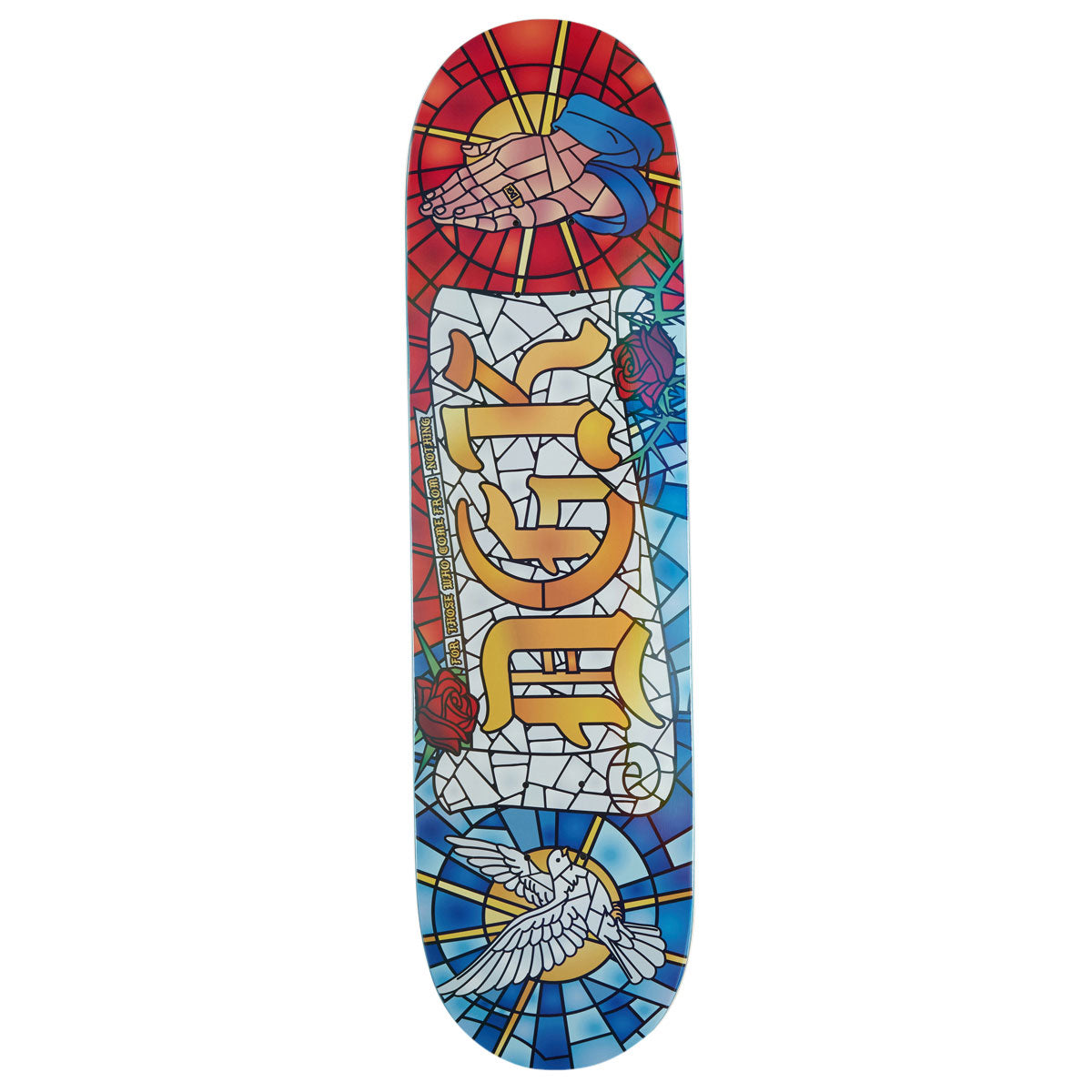 DGK Cathedral Holographic Twin Tail Skateboard Deck - 8.25