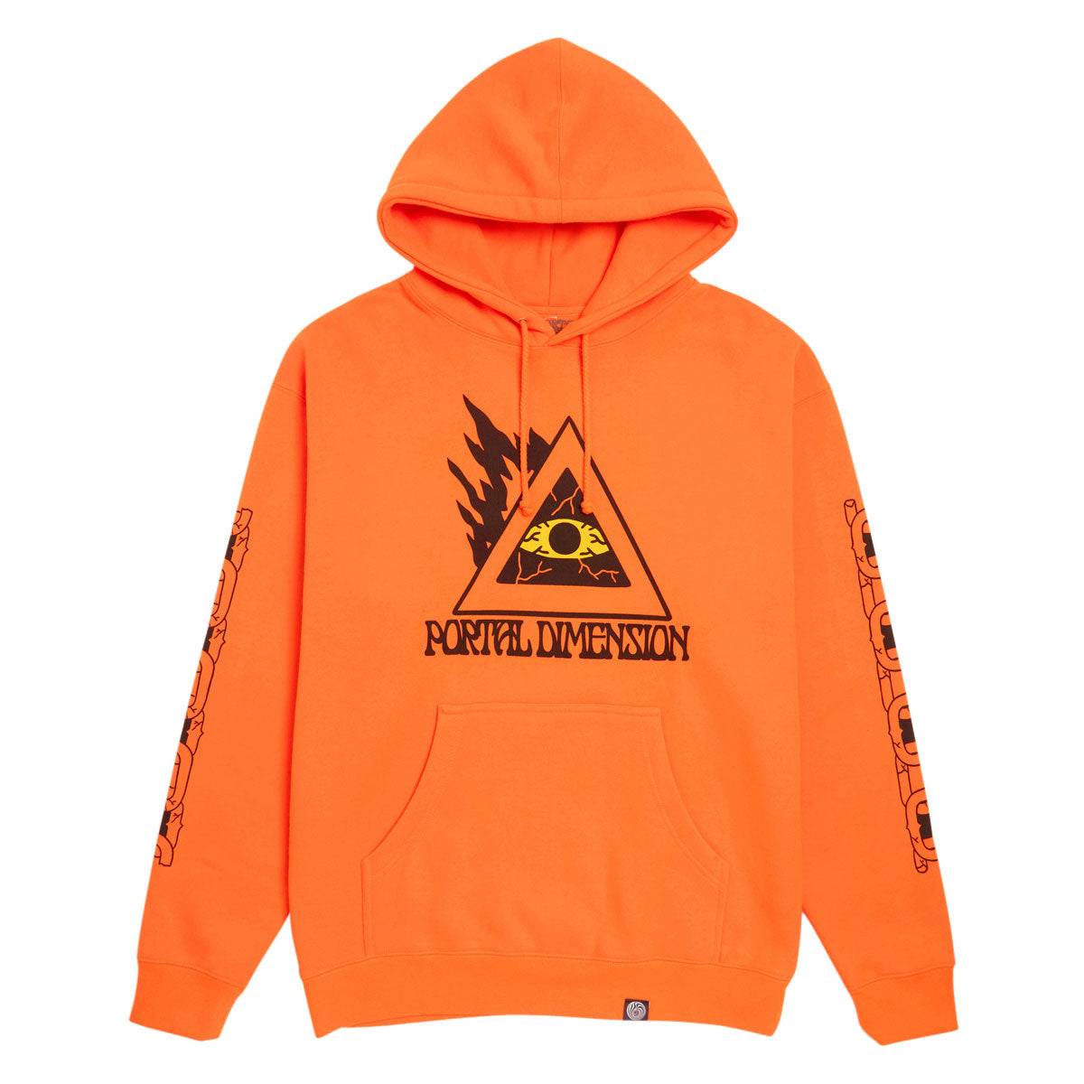 Portal Dimension Evil Eye Hoodie - Orange image 1