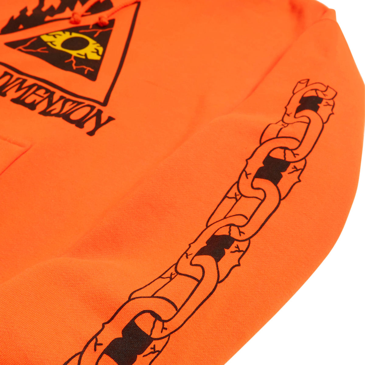 Portal Dimension Evil Eye Hoodie - Orange image 3