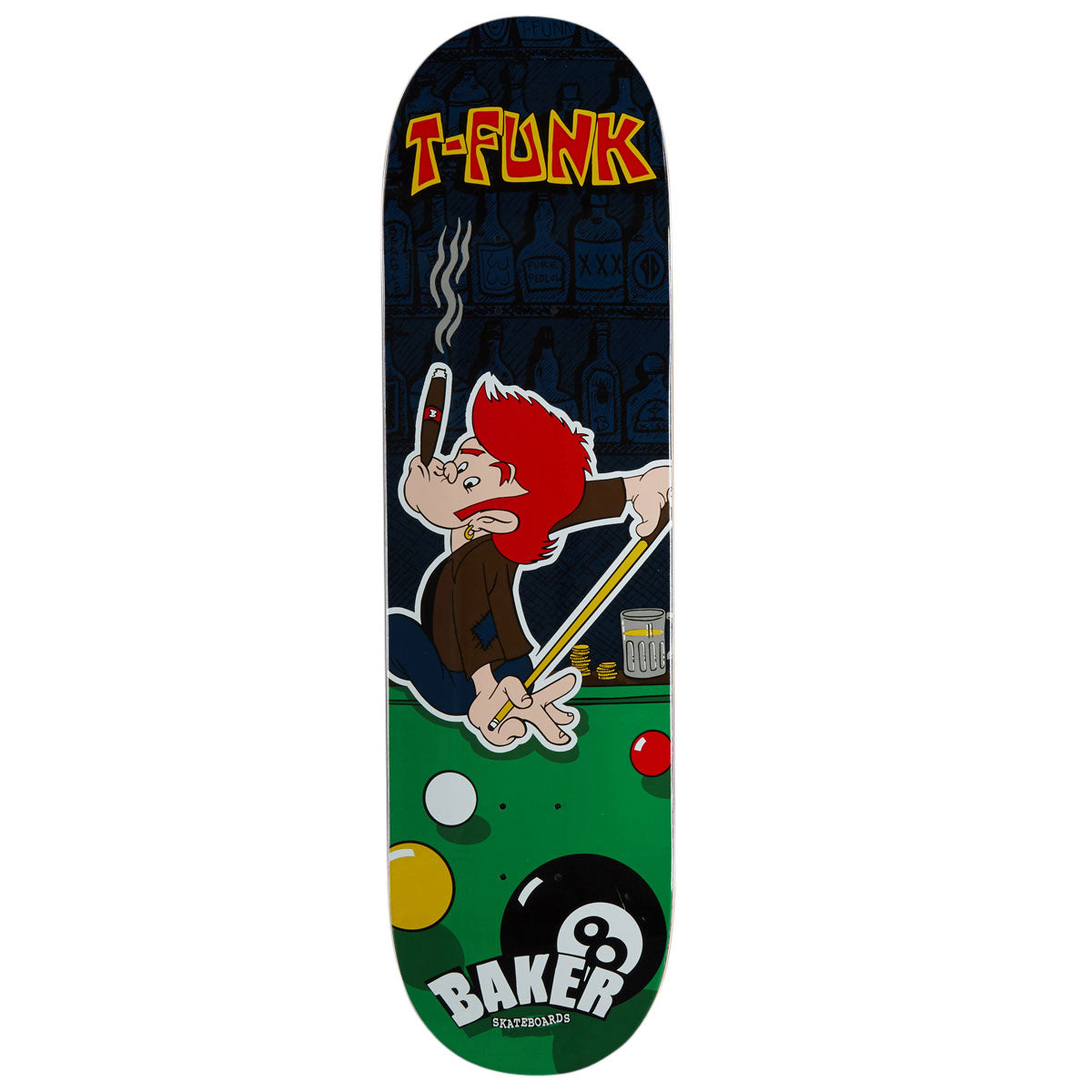 Baker T-Funk Pleasure Island Skateboard Deck - 8.50