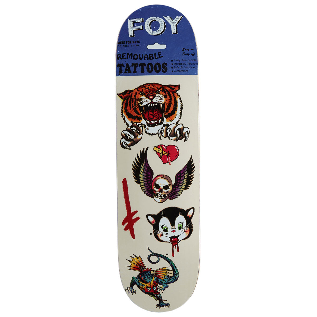 Deathwish Jamie Foy Tattoos Skateboard Deck - 8.388