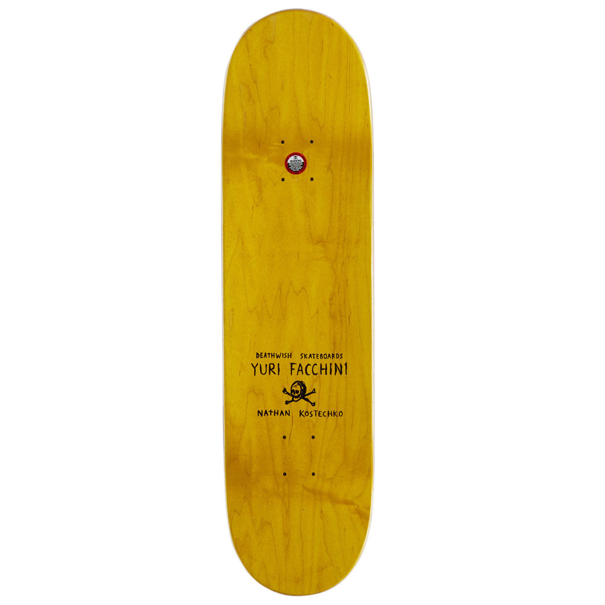 Deathwish Yuri Facchini Onca-Pintada Skateboard Deck - 8.50