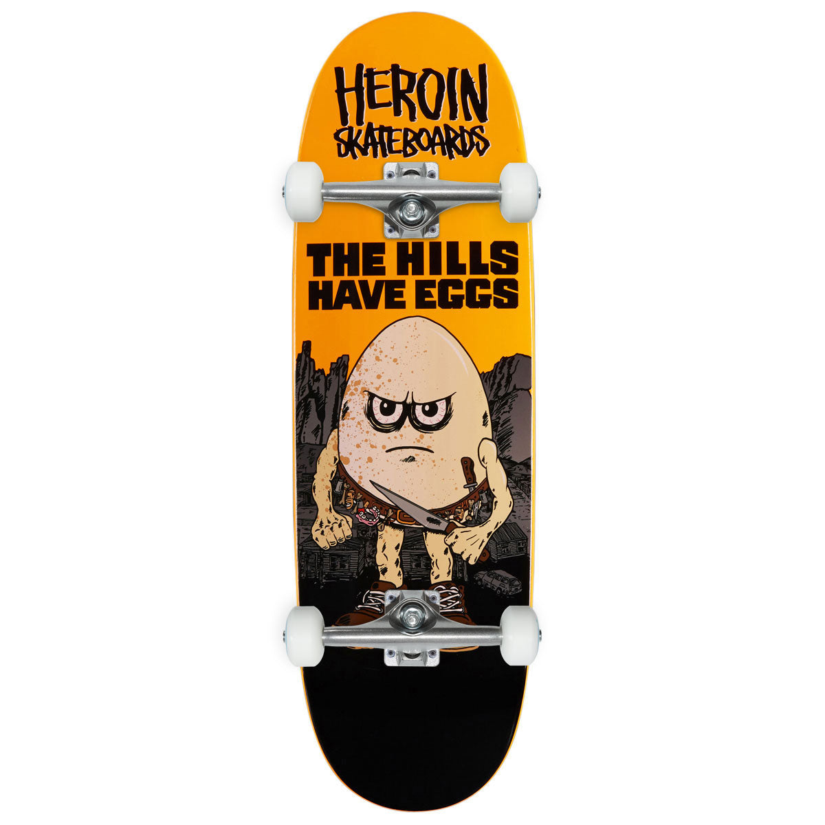 Heroin Hills Have Eggs Skateboard Complete - 9.50
