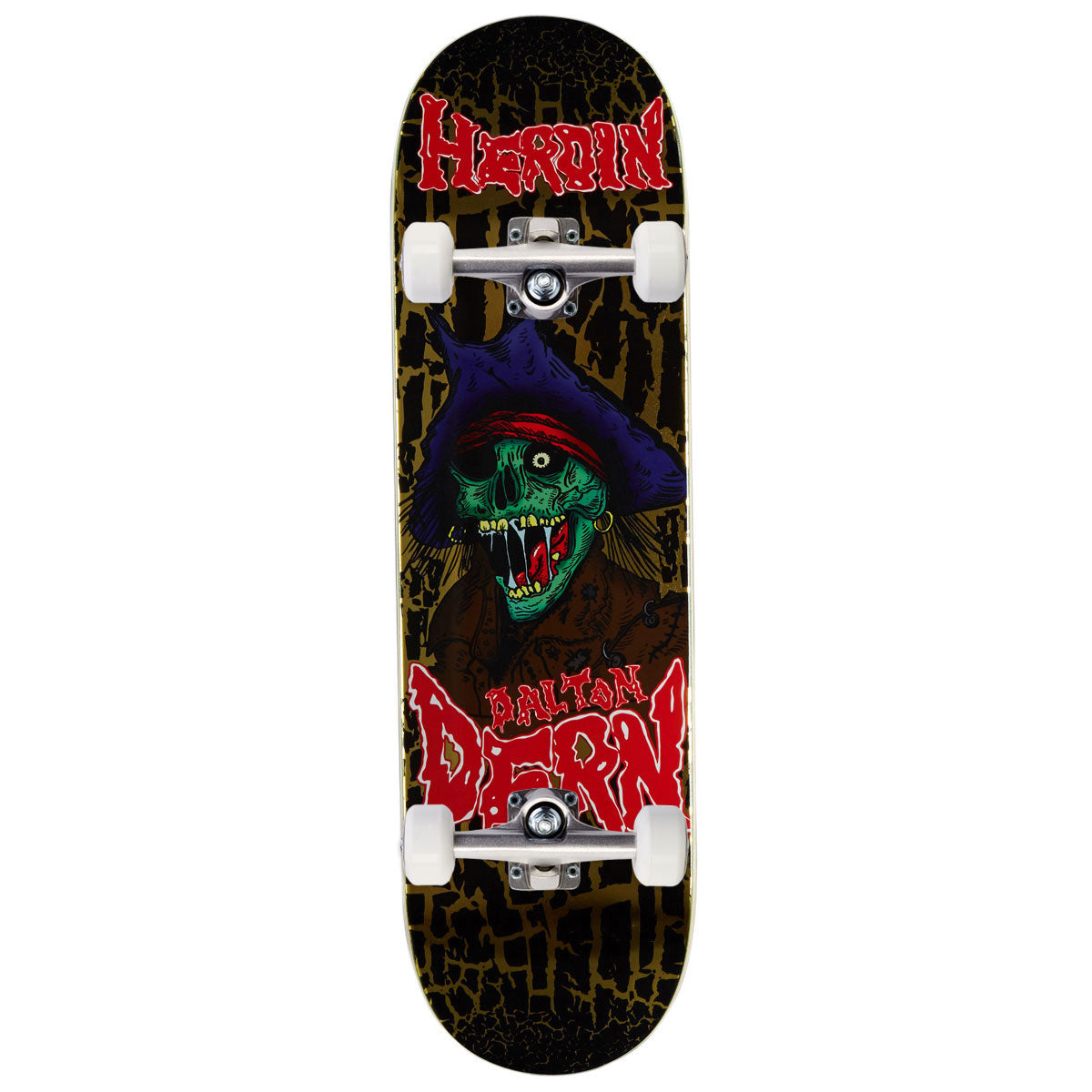 Heroin Dalton Dern KO2 Pirate Skateboard Complete - 8.75