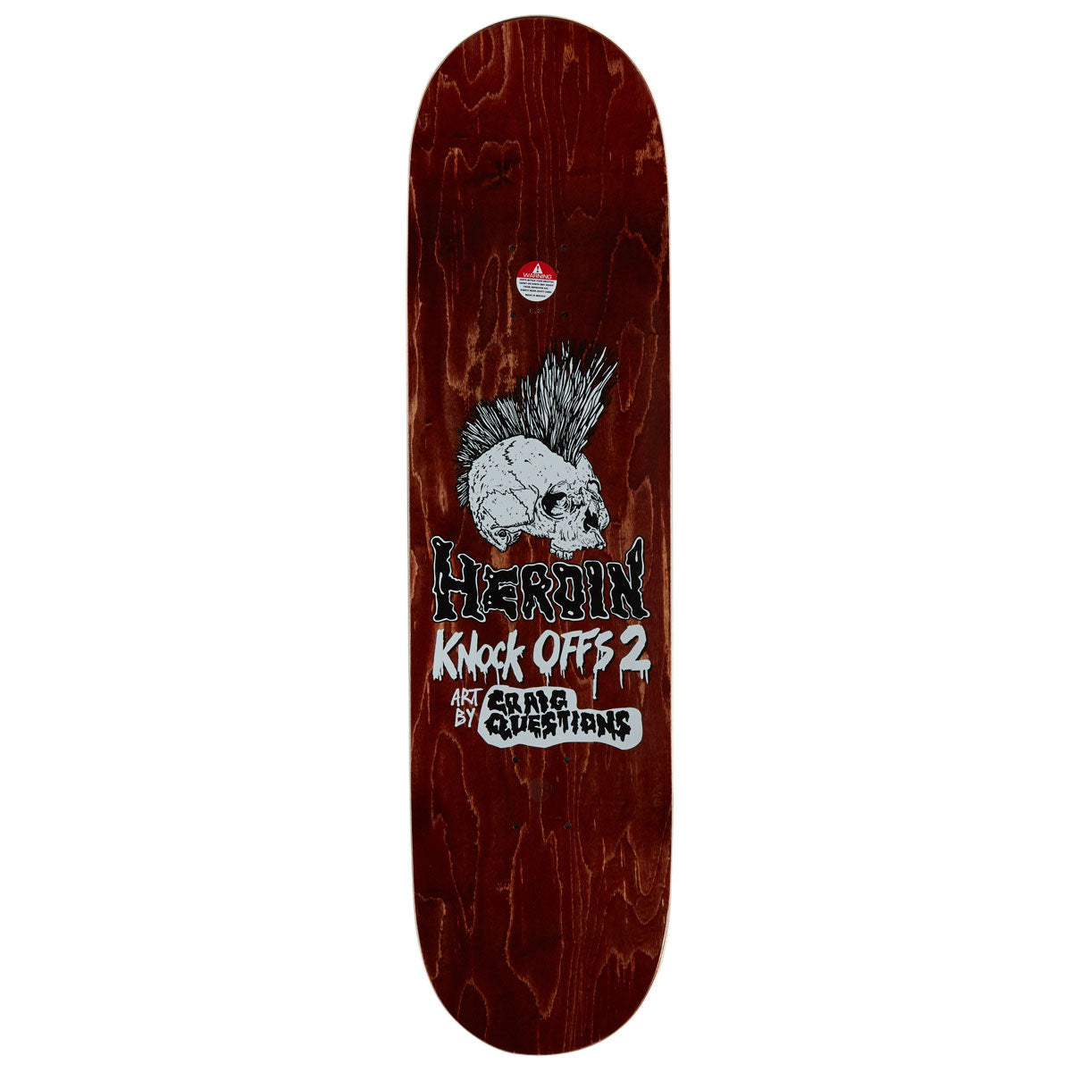 Heroin Hayate KO2 Axe Man Skateboard Complete - 8.25
