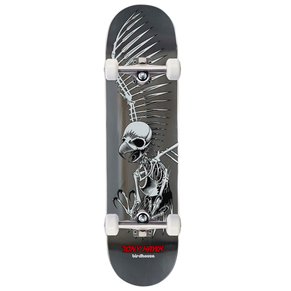 Birdhouse Tony Hawk Full Skull Foil Skateboard Complete - 8.00