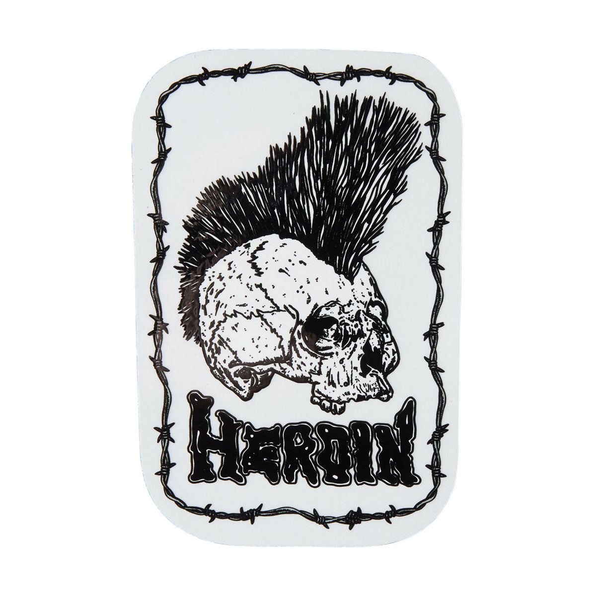 Heroin Nolan Houghton KO2 Skull Sticker image 1