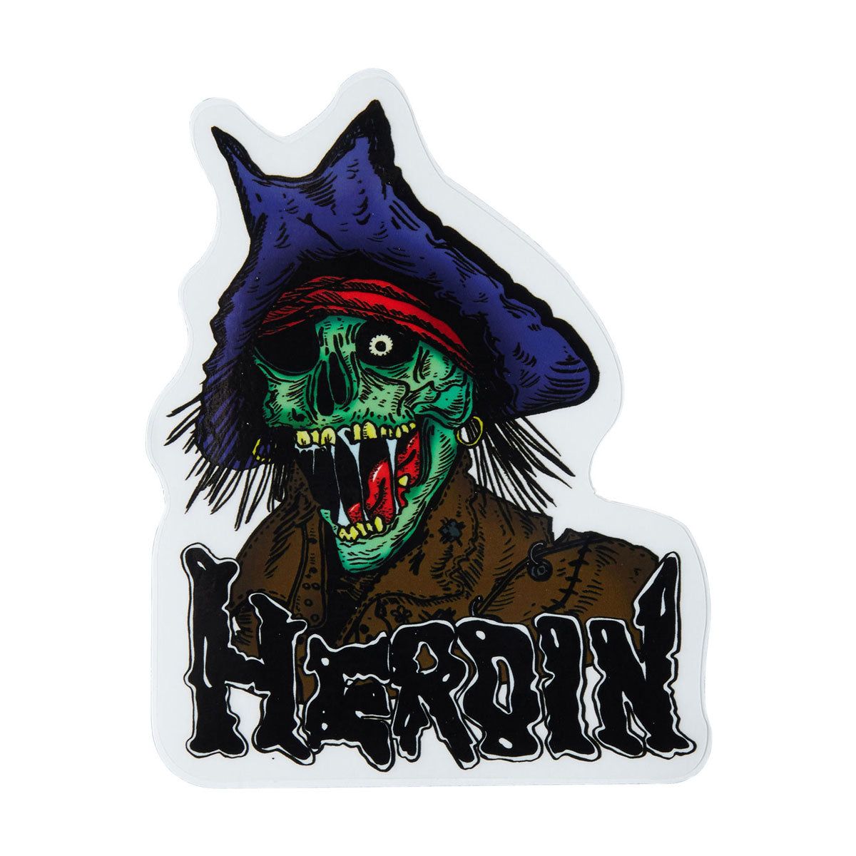 Heroin Dalton Dern KO2 Pirate Sticker image 1