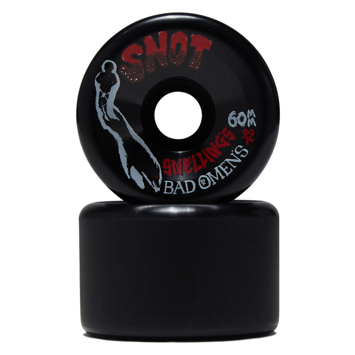 Snot Jake Snelling Bad Omens 99a Skateboard Wheels - Black - 60mm image 2