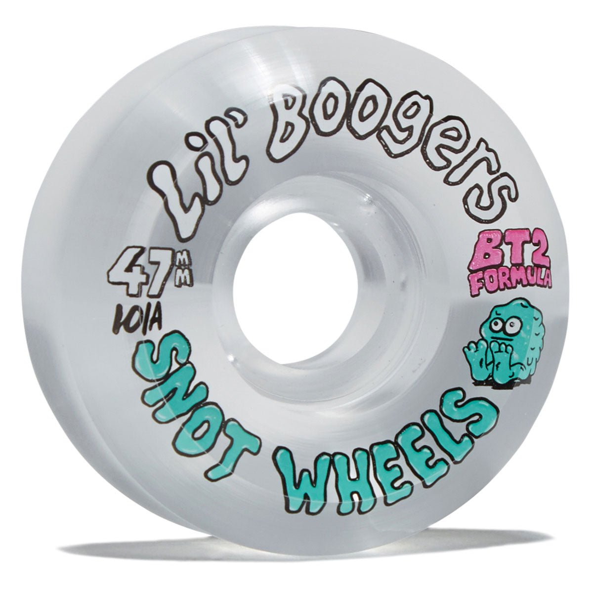Snot Lil Boogers Conical 101a Skateboard Wheels - Clear - 47mm image 1