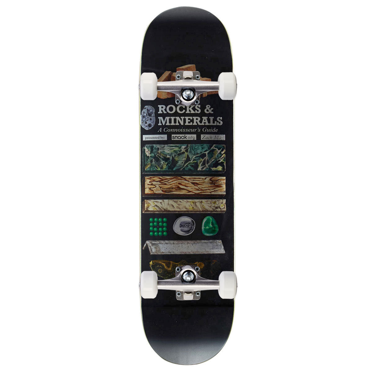 Snack May Rocks And Minerals Skateboard Complete - 8.38