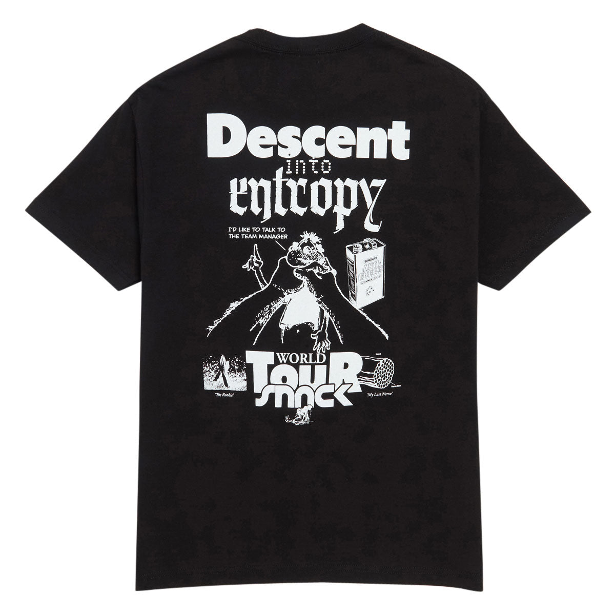 Snack Team Manager T-Shirt - Black image 2