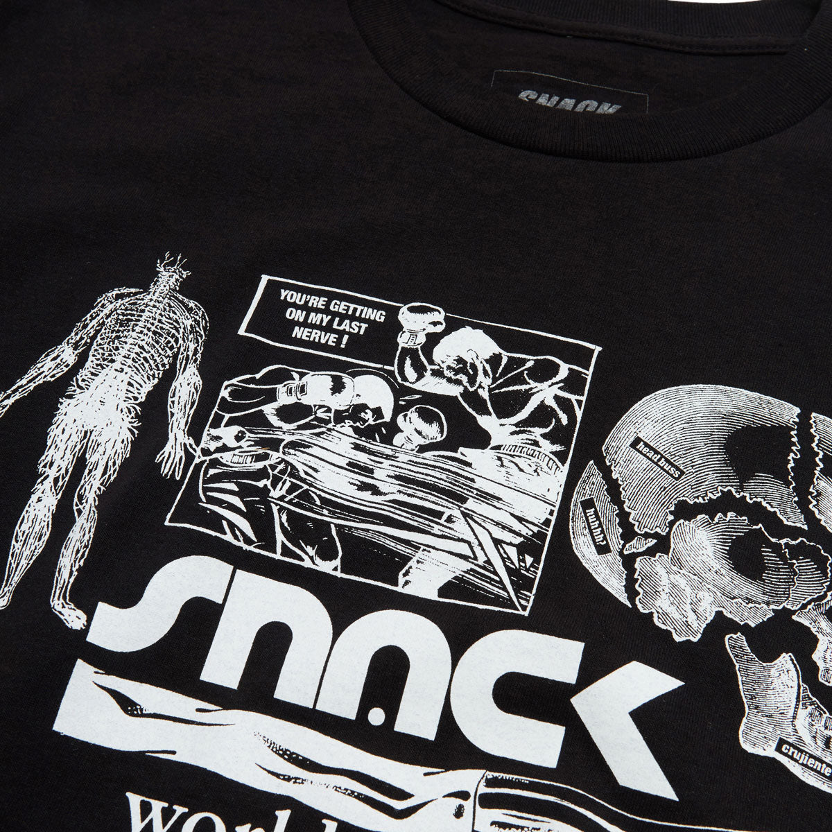 Snack Team Manager T-Shirt - Black image 3