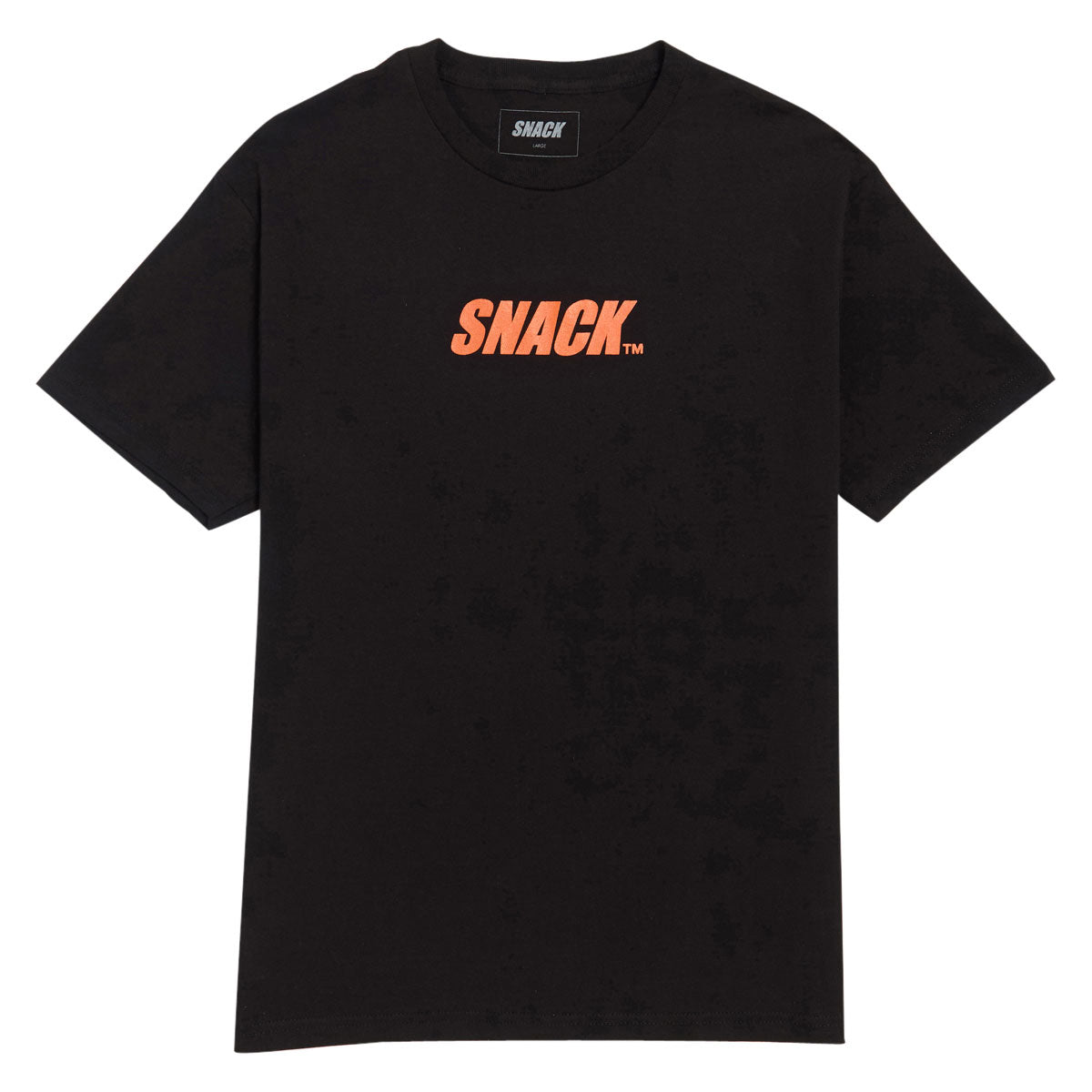 Snack Caps Lock T-Shirt - Black image 1