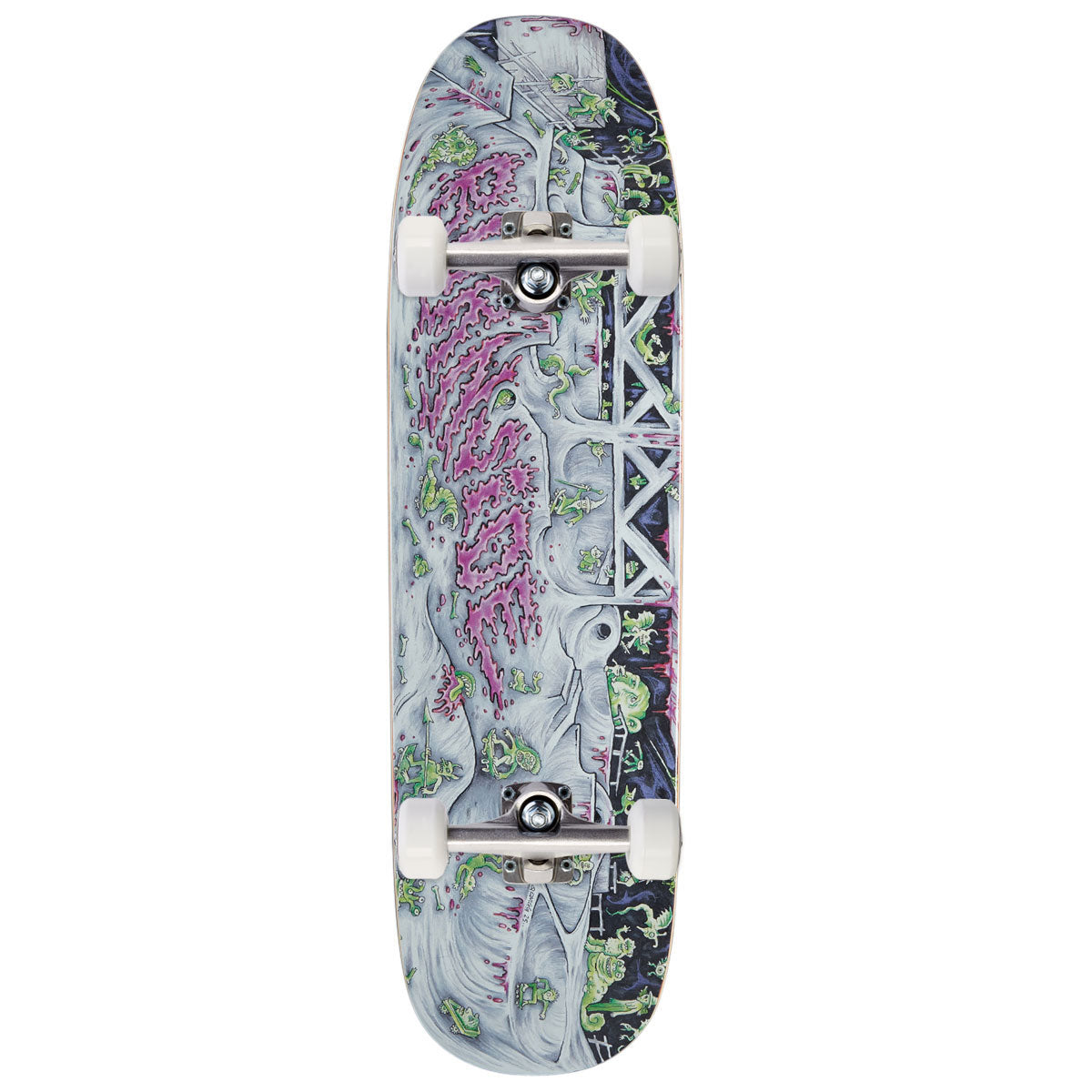 Burnside 35 Years By Quigg Square Tail Skateboard Complete - 9.00