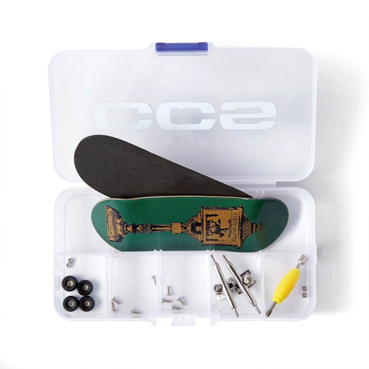 CCS Iron Mailbox Fingerboard Complete - Green - 34mm x 100mm image 3