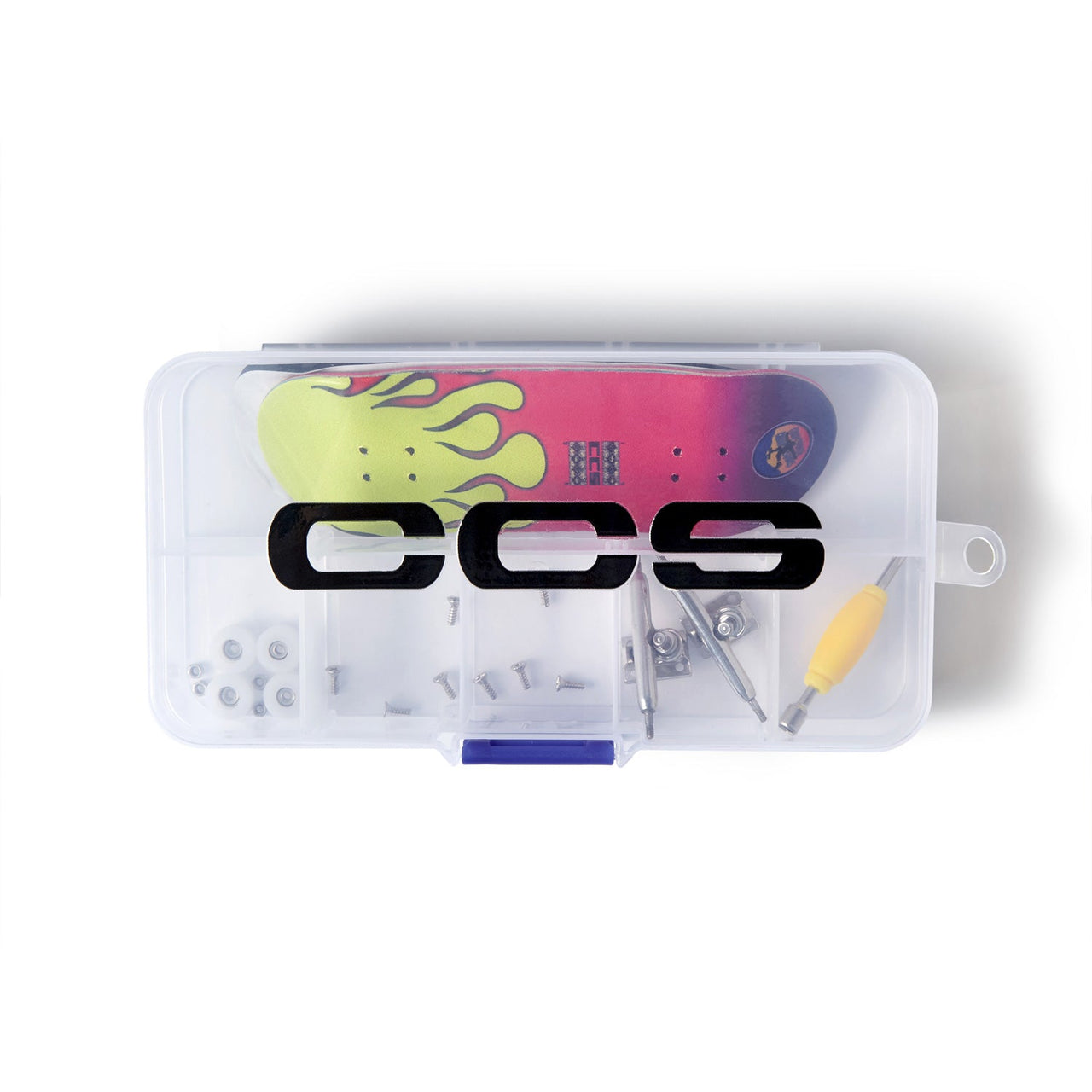 CCS Flame Surfer Fingerboard Complete - Pink - 34mm x 100mm image 2