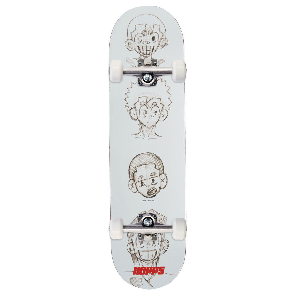 Hopps Jahmal Williams Animation Skateboard Complete - 8.50