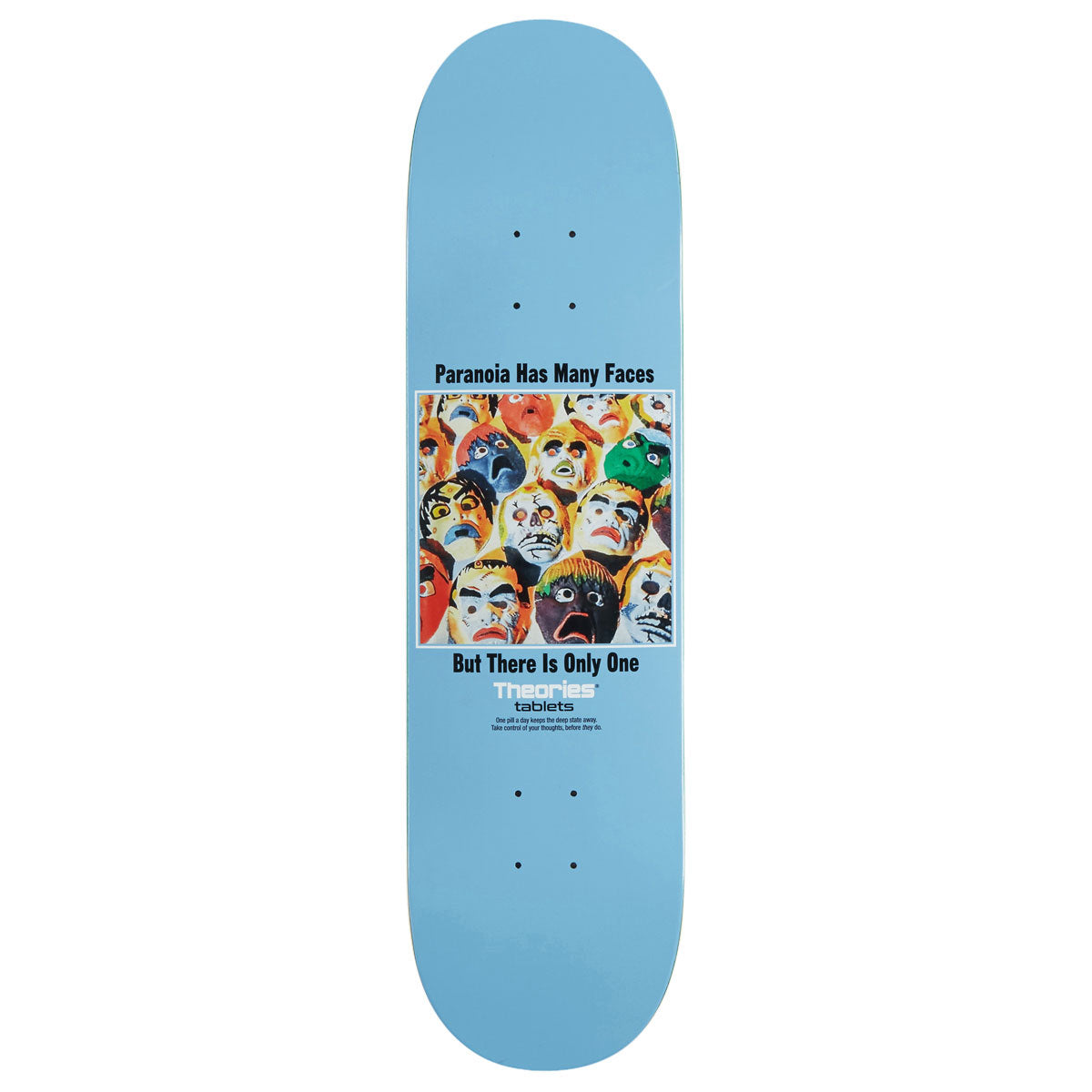 Theories Paranoia Skateboard Deck - 8.25