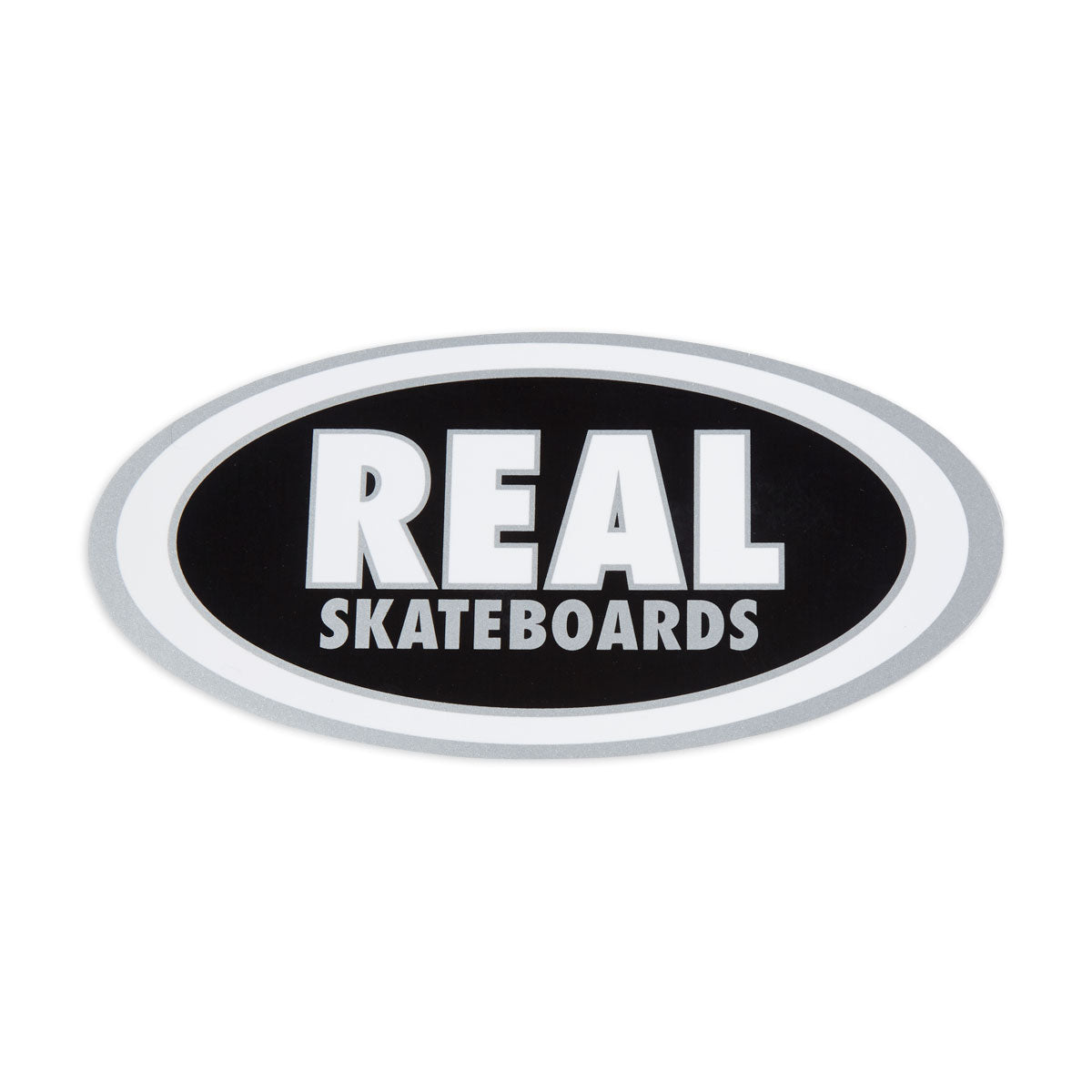 Real Staple Oval MD Sticker - Grey image 1