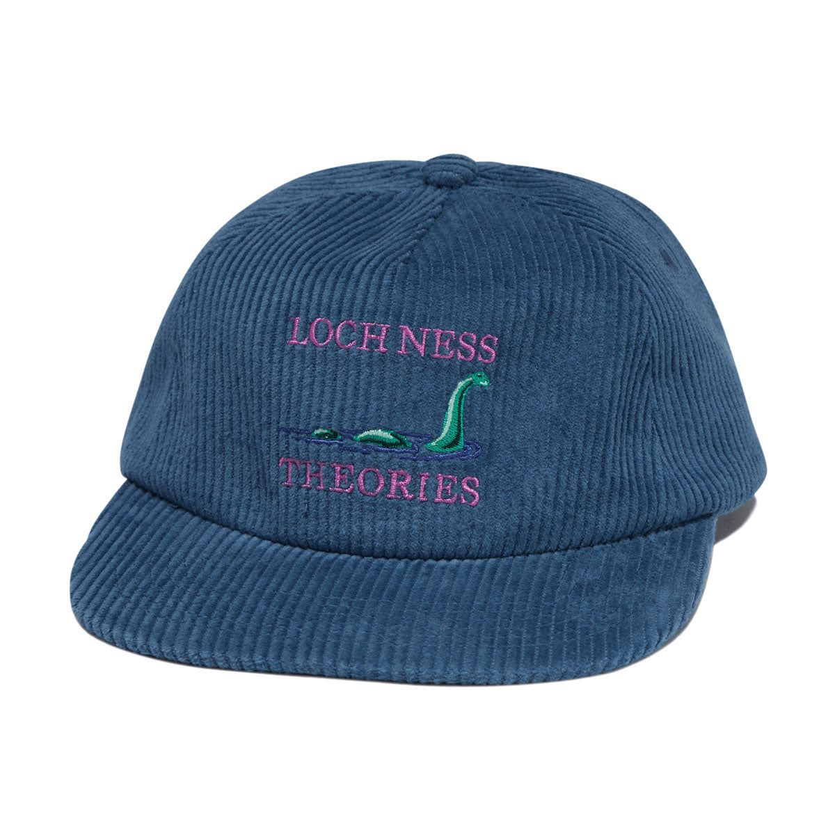 Theories Loch Ness Corduroy Strapback Hat - Steel Blue image 1