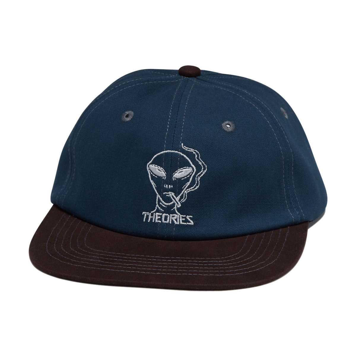 Theories Outer Space Snapback Hat - Blue/Mahogany image 1