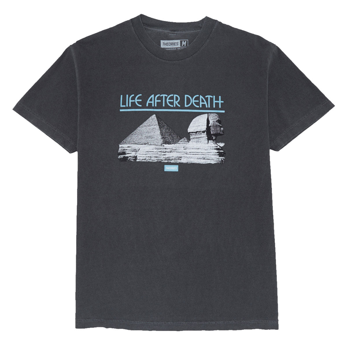 Theories Life After Death Garment Dyed T-Shirt - Faded Black image 1