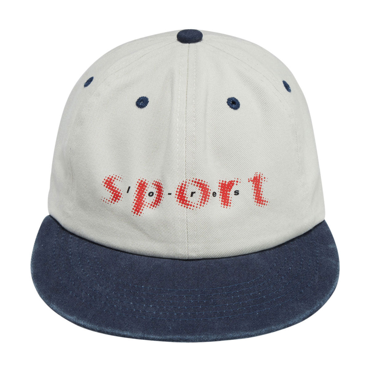 Lo-Res Sport Hat - Off White/Vintage Navy image 5